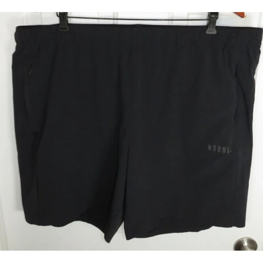 NOBULL Training Men's Shorts Black Performance Stretch 8